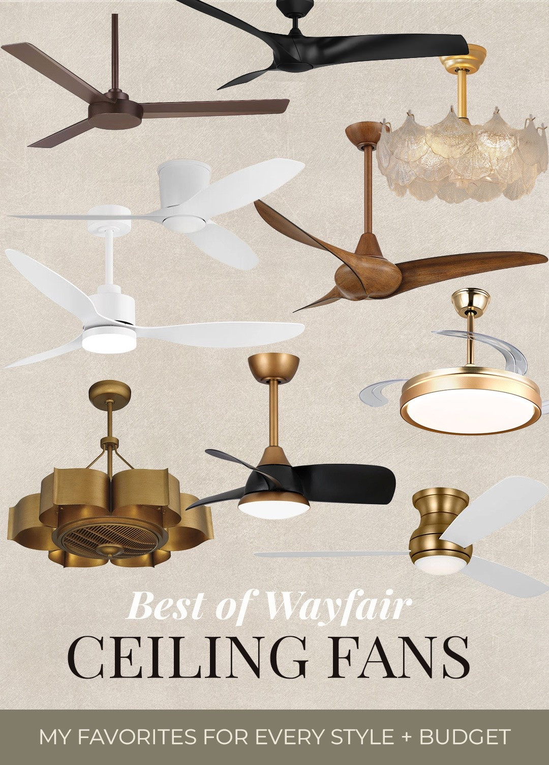 #ad Ceiling fans have come a long way! These are my favorite design-forward options for every style and budget from @wayfair #WayfairPartner #wayfair

#LTKHome