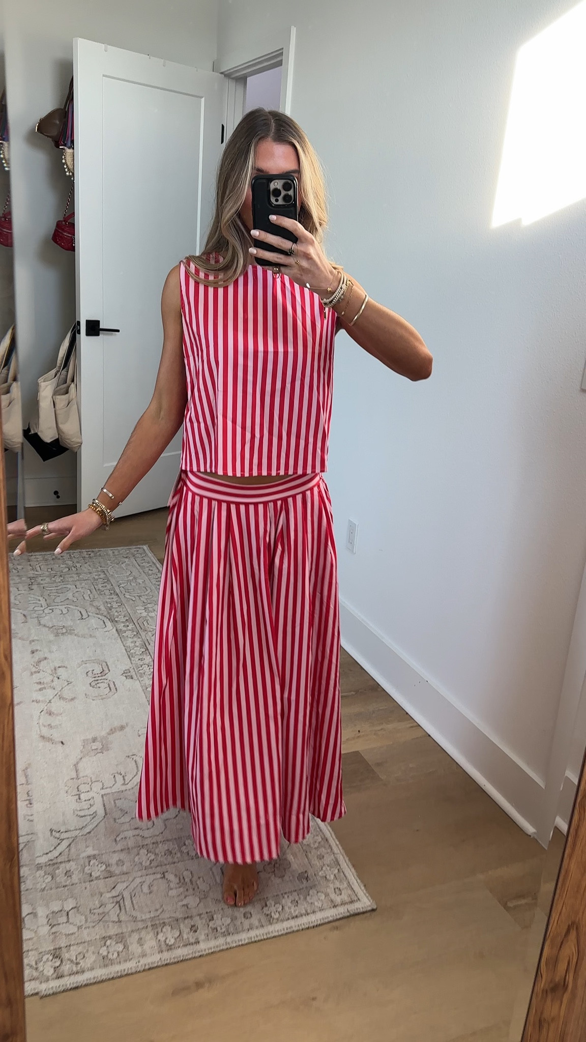 Amazon size small Tankaneo Womens 2 Piece Skirt Sets Summer Striped Sleeveless Tank Tops Midi Dress Travel Vacation Outfits Matching Sets

#LTKSeasonal #LTKootd #LTKSaleAlert