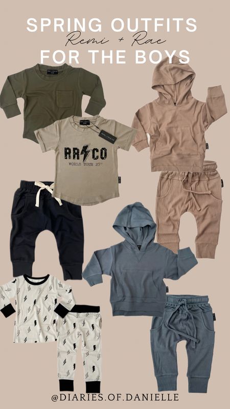 Spring outfits for the boys 🖤 

Remi + Rae, toddler boy outfits, preschool boy outfits, comfy outfits for boys, joggers, comfy sets for kids, graphic tee, toddler bamboo pajamas 

#LTKfindsunder50 #LTKkids #LTKstyletip