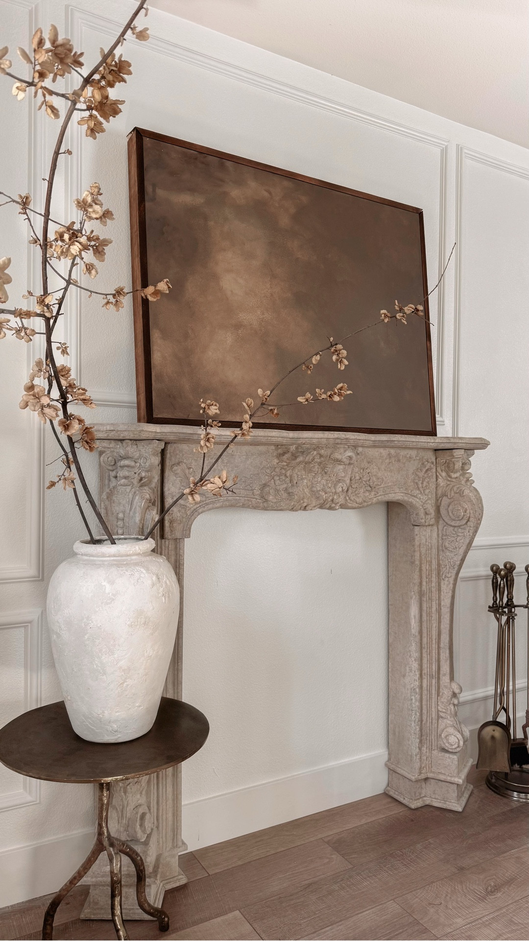 Let's DIY a moody brown painting!
I thrifted a canvas for $8 and then used leftover paint I had from other projects so this was an affordable way to recreate a moody scene that ties in all of my Fall decor!

Colors used:
Linen toile - craft paint
Northwood Brown - Benjamin Moore (just get a sample size) 

#LTKHome #LTKSeasonal