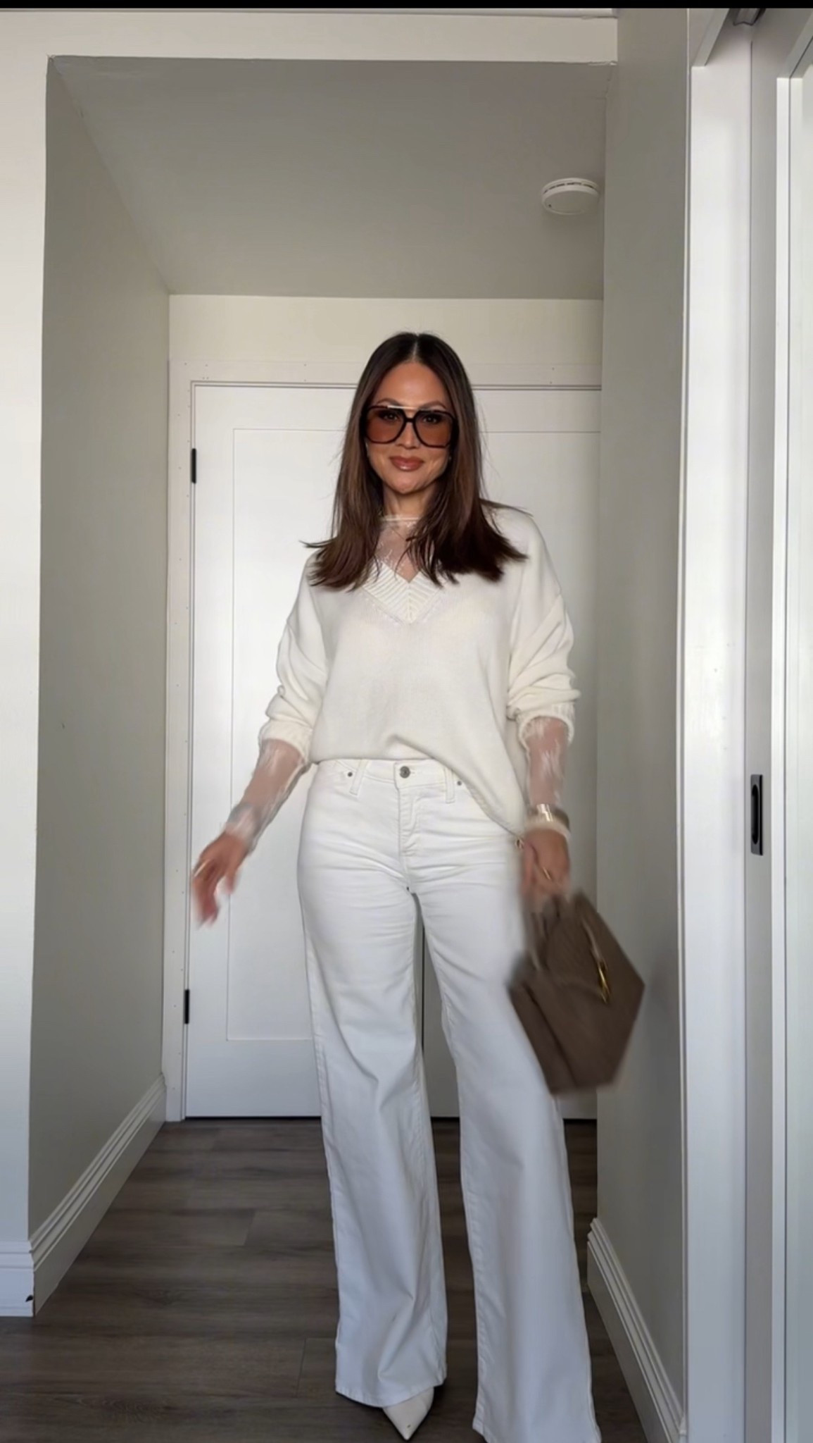 Love this comfy sweater and wide leg jeans combo!

#LTKootd #LTKSeasonal #LTKdayinmylife