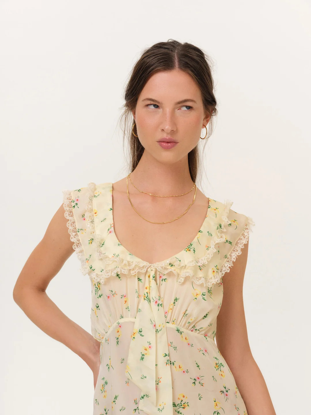 Liam Floral Mini Dress | For Love & Lemons