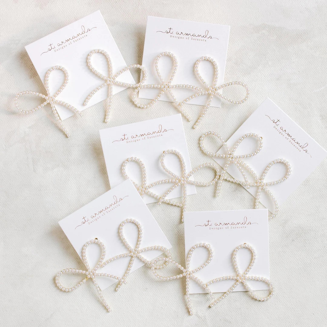 Pearl Statement Bows | Etsy (US)