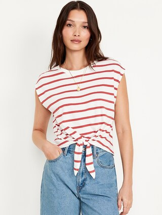 EveryWear Tie-Front Top | Old Navy (US)