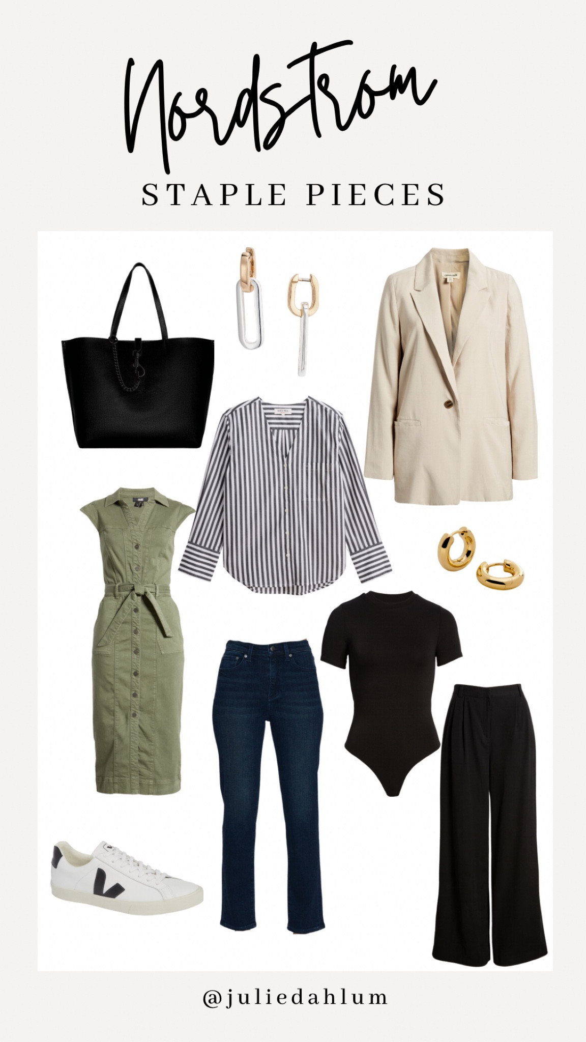 Classic staple pieces from Nordstrom! Perfect for a casual day at the office or out and about. Perfect oversized tote to carry any and everything you need!

#LTKstyletip #LTKworkwear