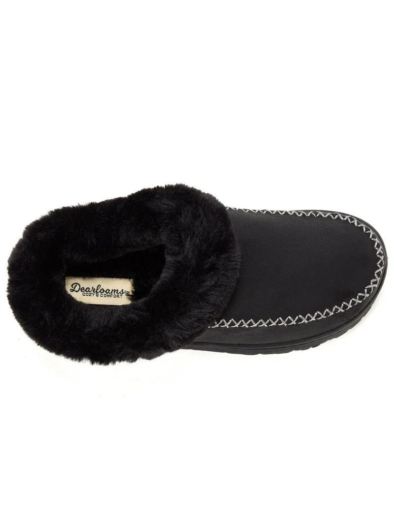 Dearfoams Cozy Comfort Women's Moc Toe Clog Slippers | Walmart (US)