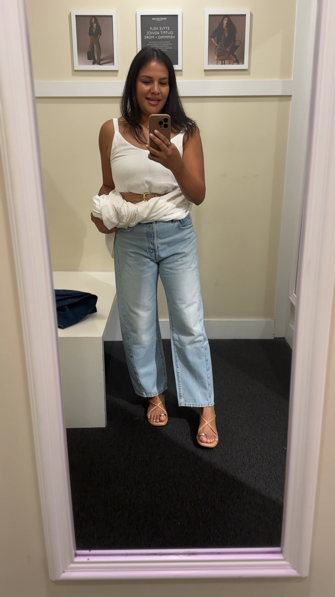 The barrel jeans trend is catching up to me 😄

#LTKxMadewell