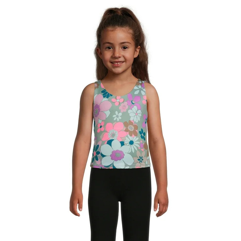 Athletic Works Girls Knit Longline Bra | Walmart (US)