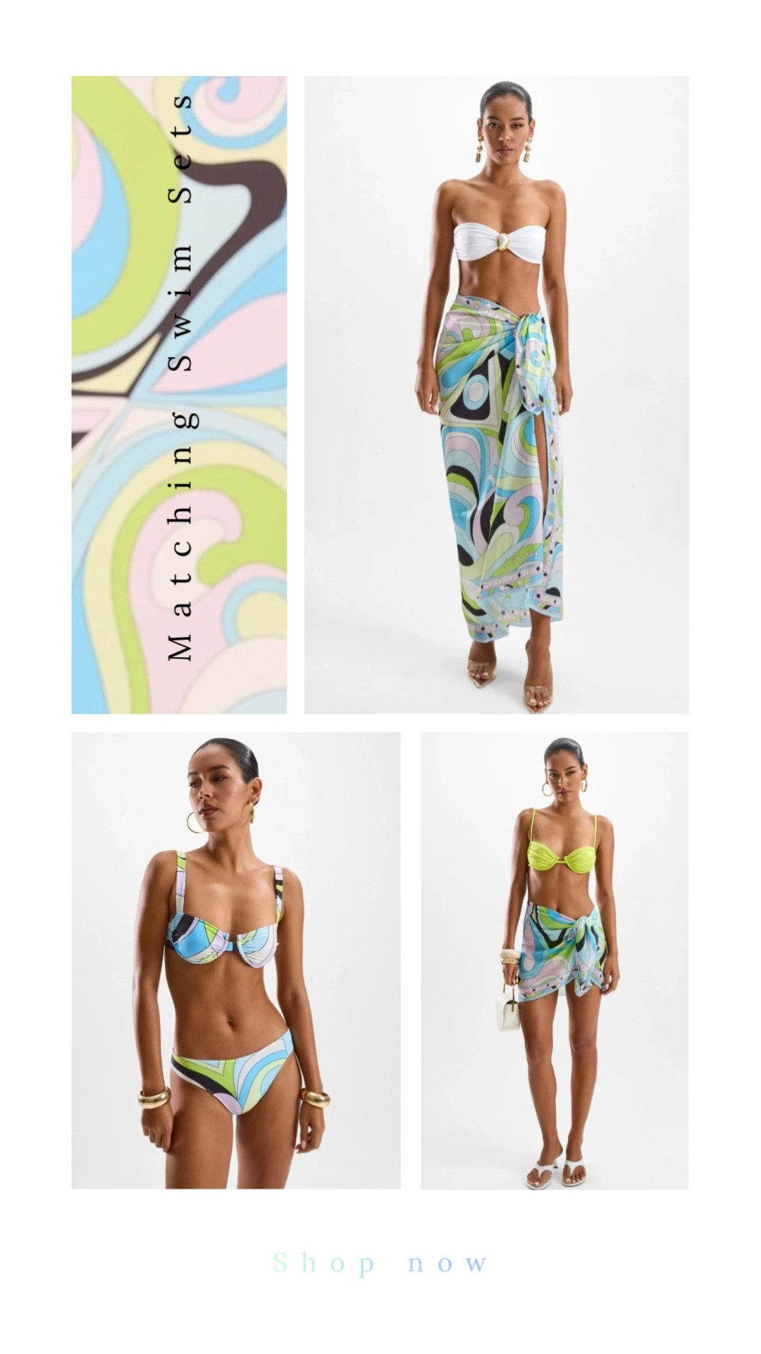Pucci style swim sets on a budget ☀️

#swimset #resortwear 