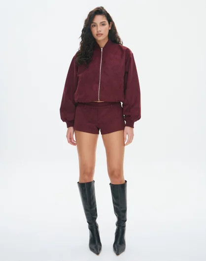 Faux Suede Tailored Short | Glassons (Australia)