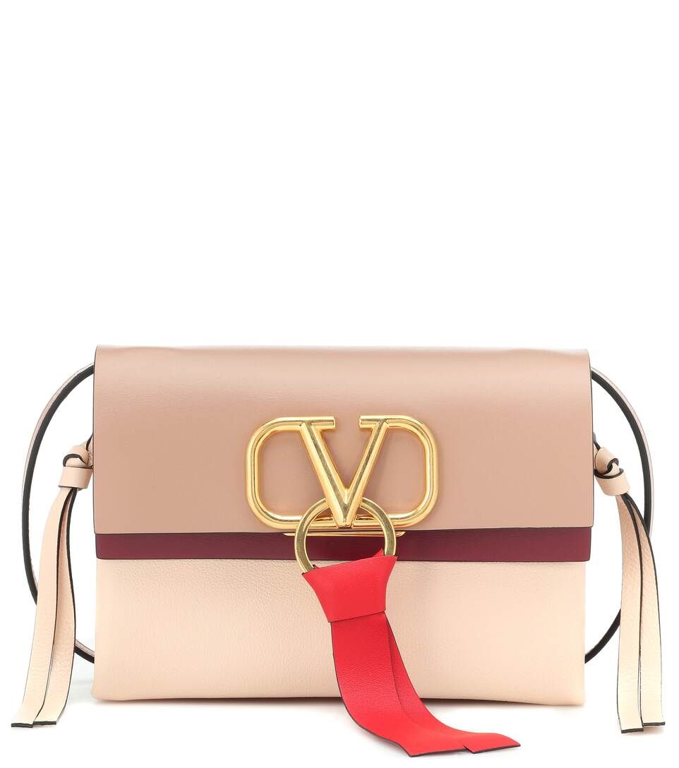 Valentino Garavani VRING Small leather crossbody bag | Mytheresa (US/CA)