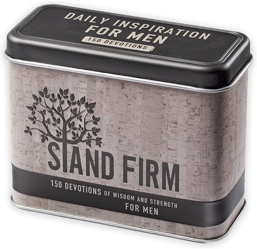 Christian Art Gifts Scripture Verse Prayer Devotional Cards for Men, Dad, and Teens: Stand Firm S... | Amazon (US)