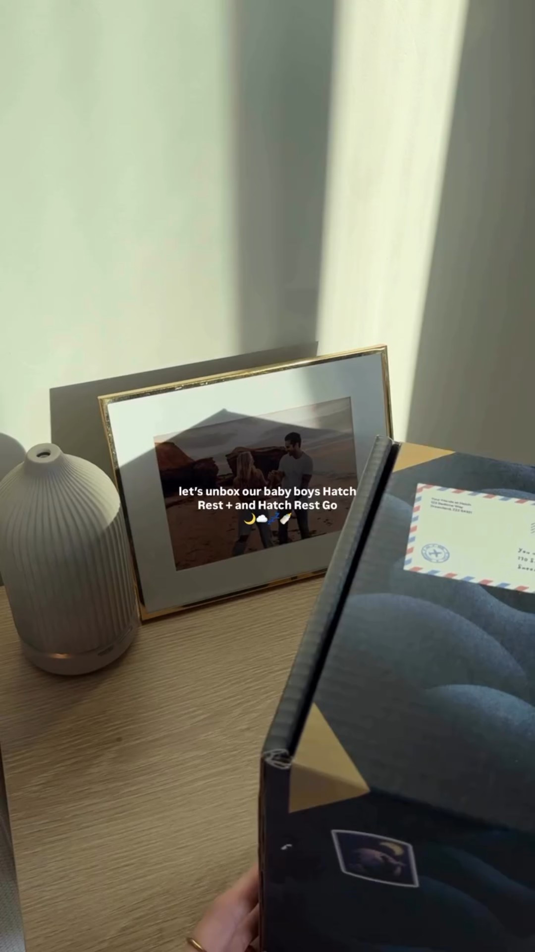 Unboxing the future of baby boys sleep! ☁️🌙💤🍼

Say hello to our newest nursery must-haves: the Hatch Rest+ (2nd Gen) and the Hatch Go 

🍼 The Rest+ 2nd Gen is a game-changer — combining a sound machine, nightlight, time-to-rise clock, and more, all controllable from your phone. Plus, now with improved audio + battery backup for naps and nights made easier.

🚗 And the Hatch Go? Portable peace! 🎶 Whether we’re on a walk, road trip, or nap-on-the-go mission, this little guy brings white noise magic anywhere we are.

Unboxing these was like opening up more sleep and less stress — and I’m here for it 🫶🏼

#HatchRestPlus #HatchGo #BabySleepSolutions #MomLife #UnboxingMagic #SleepTools #NurseryEssentials #gifted