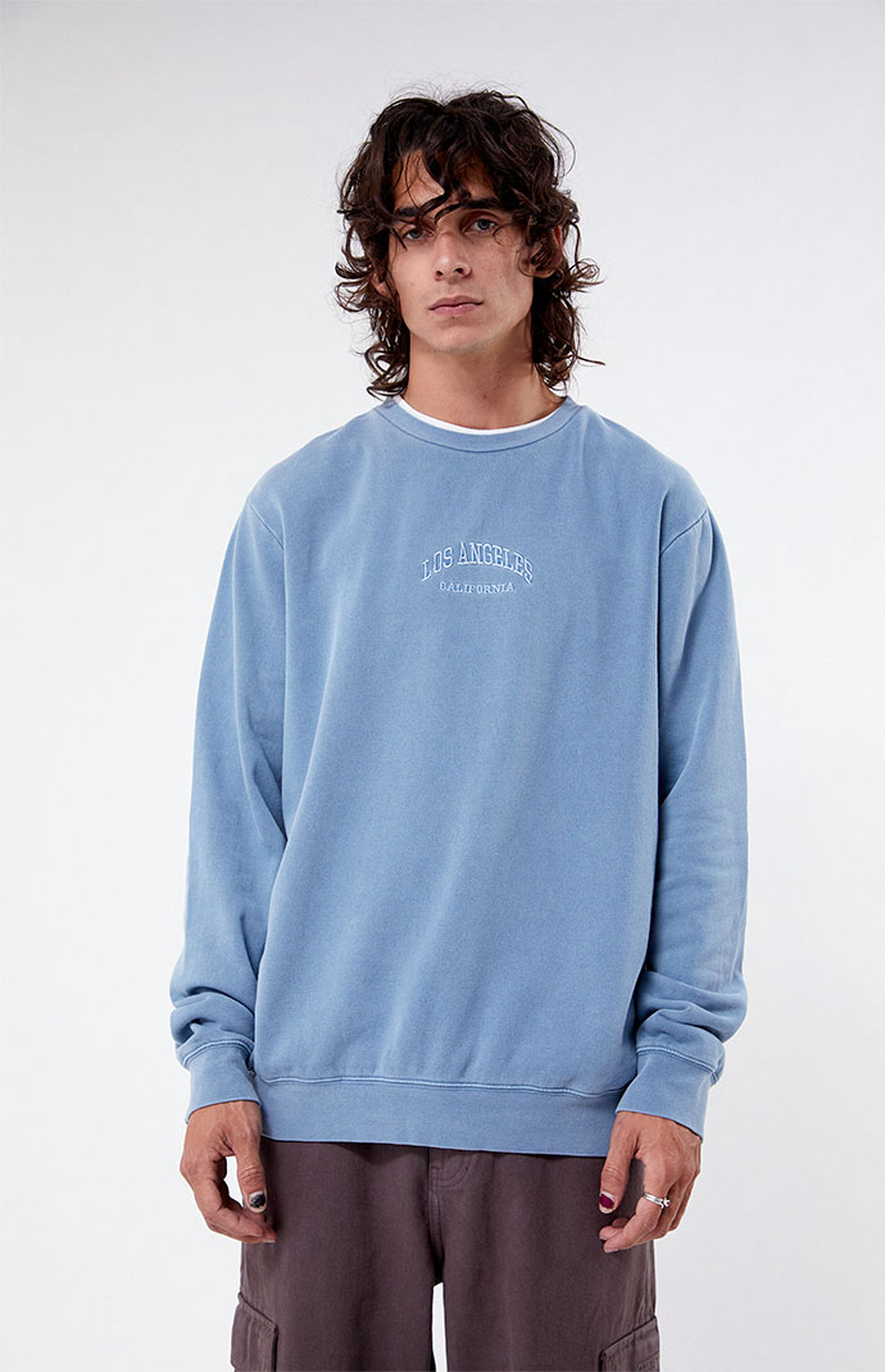 PacSun LA Embroidery Crew Neck Sweatshirt | PacSun