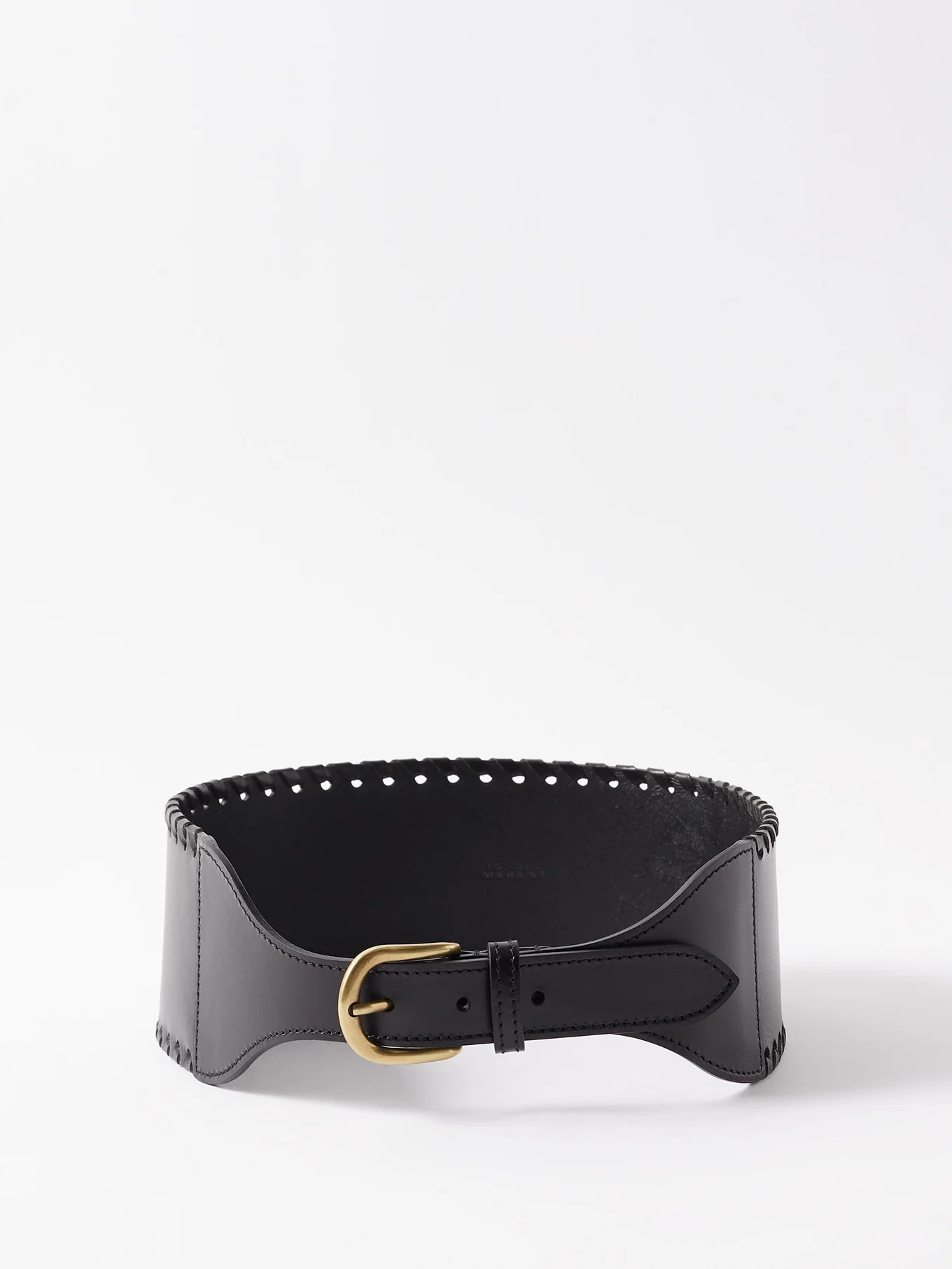 Woma whipstitched leather waist belt | Matches (US)