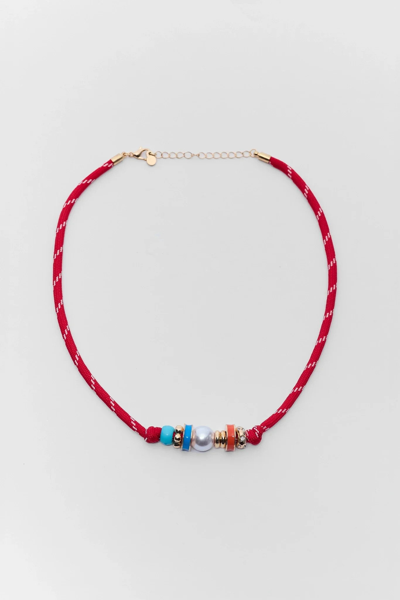 Red Rope Charm Necklace | Avara