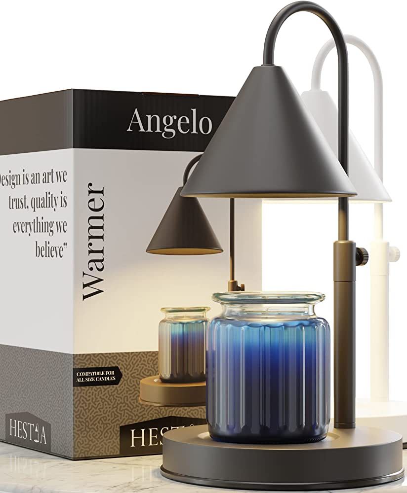 Hestia Angelo Candle Warmer, Adjustable Lamp for Yankee Candle Large Jar and 3 Wick Candles, Top ... | Amazon (US)