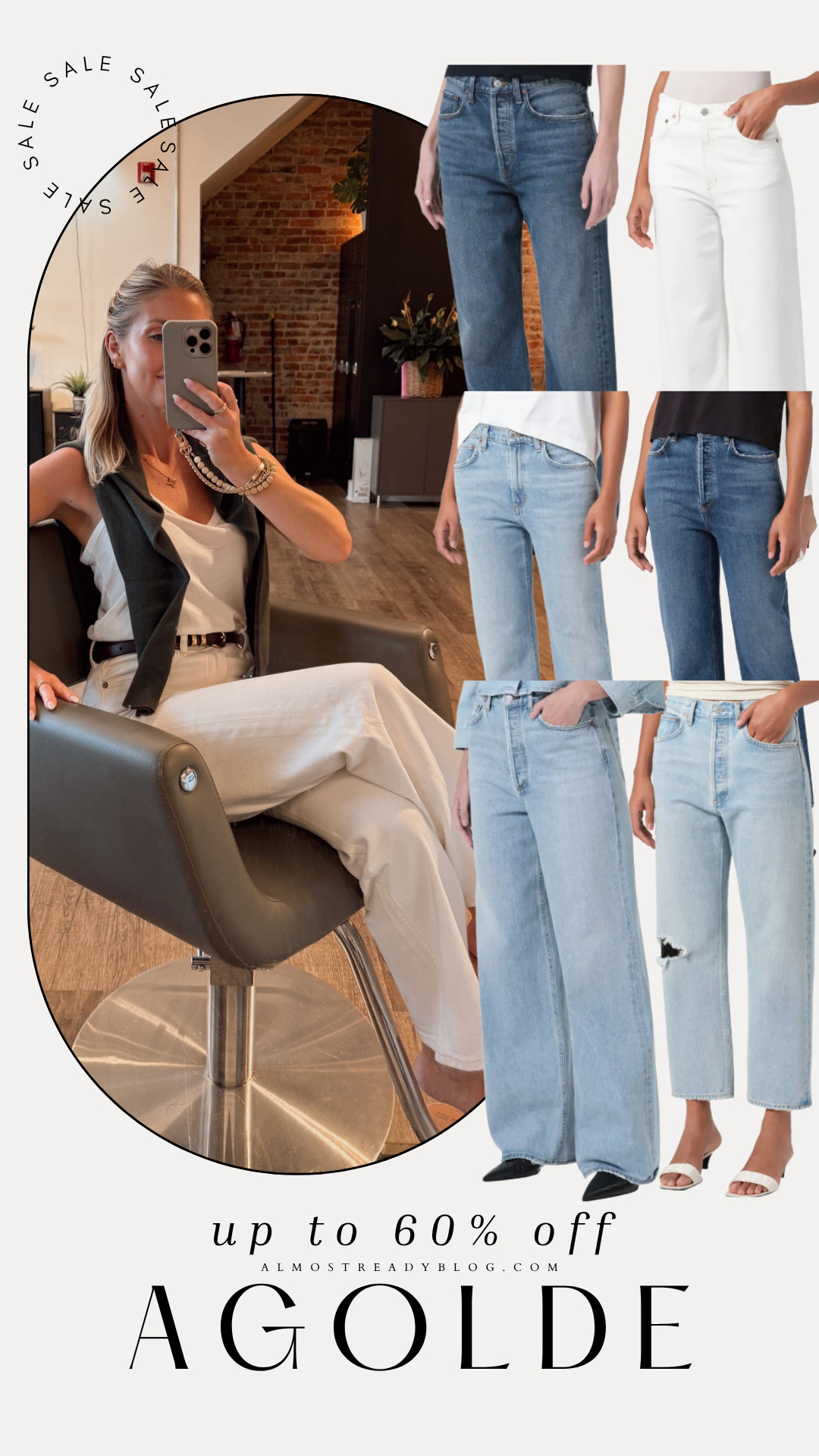 Agolde up to 60% off, Agolde sale, Agolde jeans on sale, designer jeans on sale, Holiday luxe gift ideas. 

 

#LTKSaleAlert