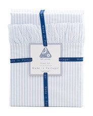 Made In Portugal Cotton Striped Sheet Set | Marshalls