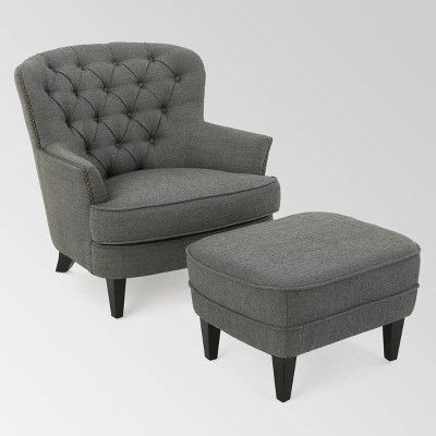 Tafton Club Chair and Ottoman - Christopher Knight Home | Target