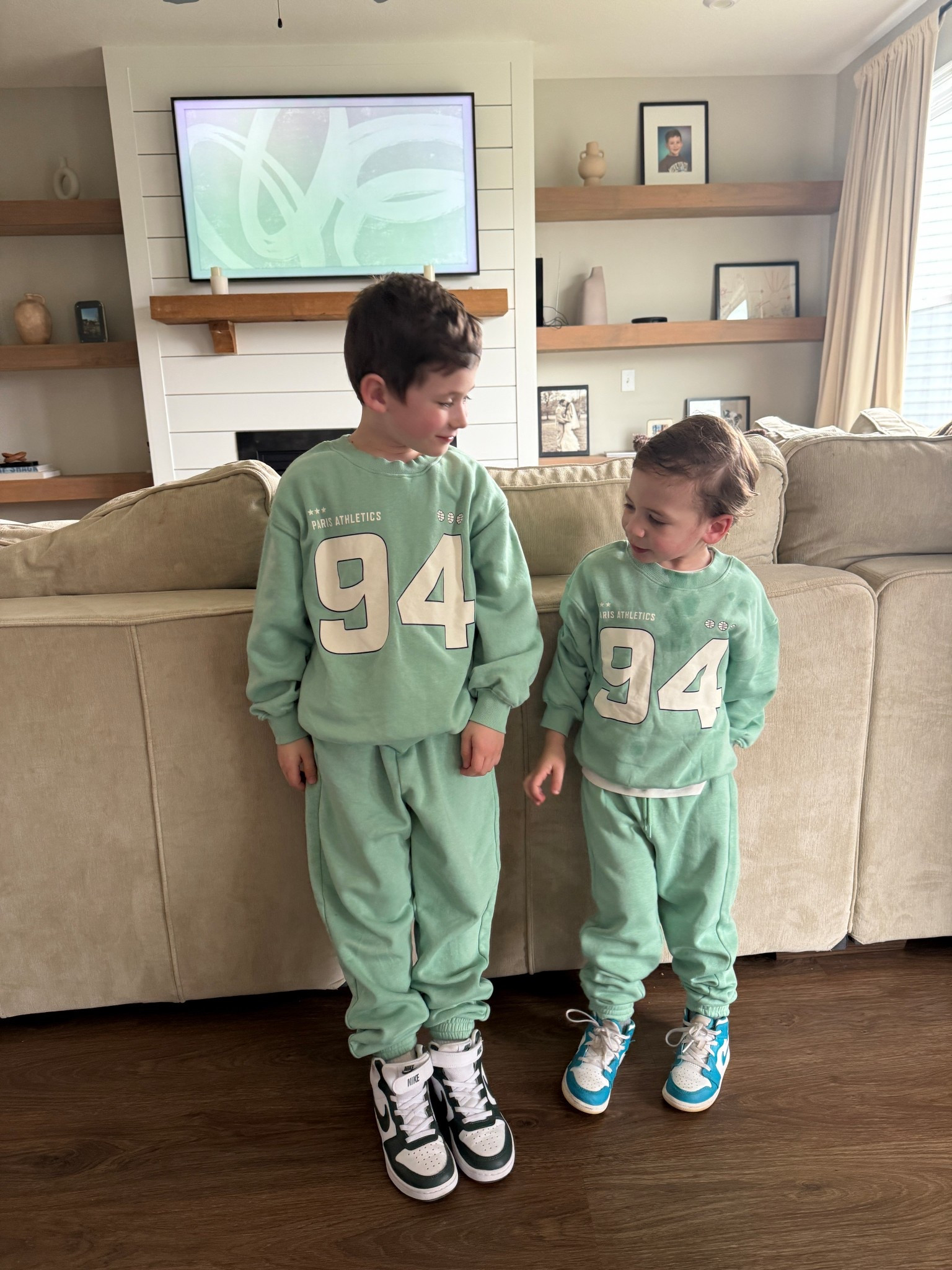 Boys sets are on sale for $18!! 🩵 so so cute 
I always size up 
Matching boys sets 


#LTKKids #LTKootd