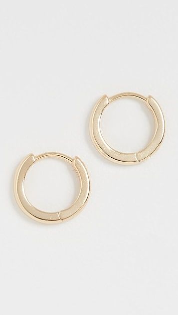 Plain Ring Huggie Earrings | Shopbop