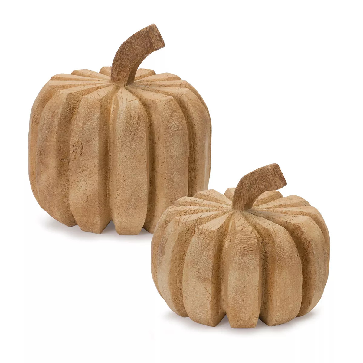 Melrose Carved Harvest Pumpkins Table Décor 2-piece Set | Kohl's