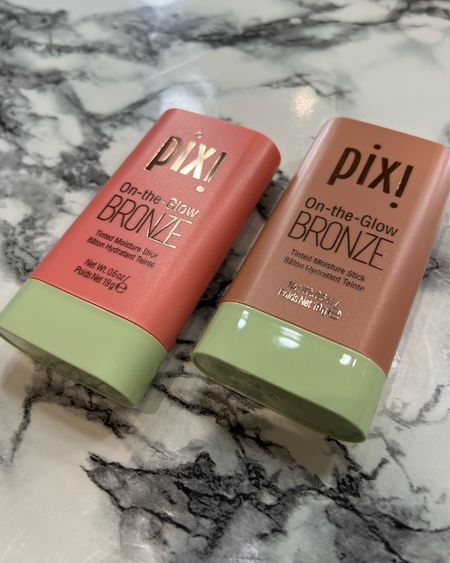 New bronze sticks from Pixi / summer makeup / clean girl makeup / cream blush / cream bronzer

#LTKbeauty #LTKstyletip #LTKFind