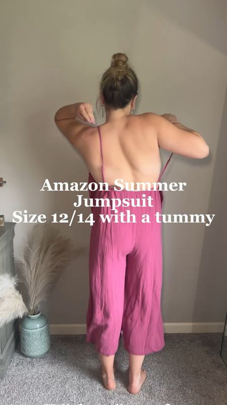Omg this jumpsuit- I am 5’7 and this is definitely tummy and tall friendly! It’s so comfy and would be perfect for work too! Love this color!! Ps: I’m in a size large 

Would you rather wear a jumpsuit or a dress? 

Everything is on my LTK for you and stories 🫶🏼 as always. You can comment details and i will send them to you asap 💕

Follow @this.unfilteredlife for more trendy summer outfits and size 12/14 style tips! 

#LTKfamily #LTKcurves #LTKSeasonal