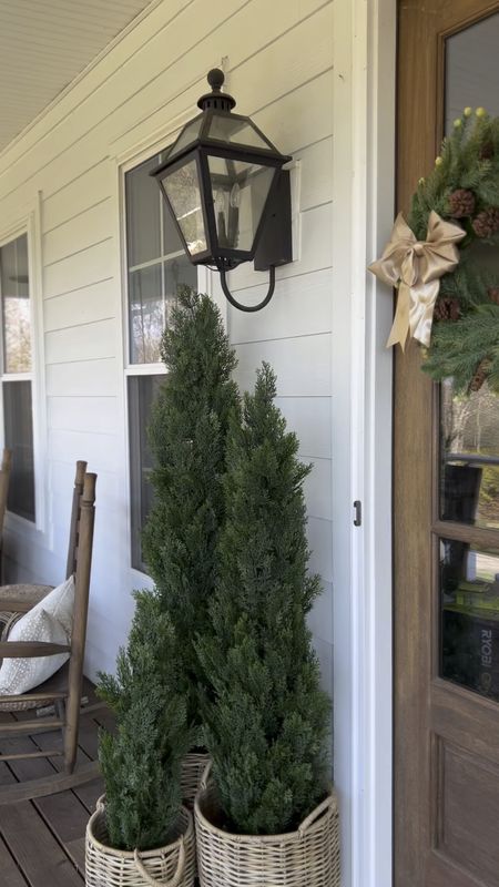 Beautiful faux silk cedar trees! I have the 3’ 5’ and 6’ but they are available in many sizes!! Jute rug is 4x6 and doormat is 2x5. Double layered rug and welcome mat. Holiday seasonal front doors. Etsy. Baskets planters Artificial trees plants and flowers  porch decor front door decor . Home decor christmas and holiday decor styling southern front porch bed swing  target Home Depot overstock outdoor furniture Christmas and holiday front porch front door light fixtures lantern outdoor wall sconce jute scatter rugs l large oversized Christmas doormat 

#LTKHoliday #LTKhome #LTKstyletip