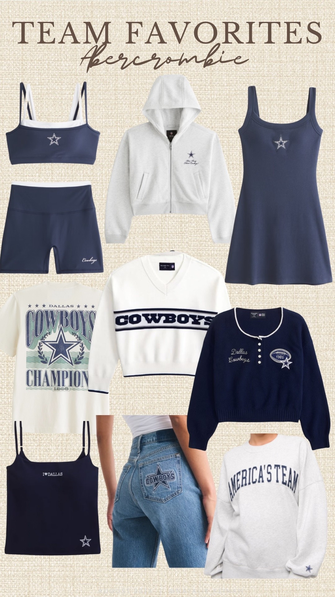 Abercrombie Dallas Cowboys! Football season

On sale now for Labor Day!

#LTKSeasonal #LTKActive #LTKSaleAlert