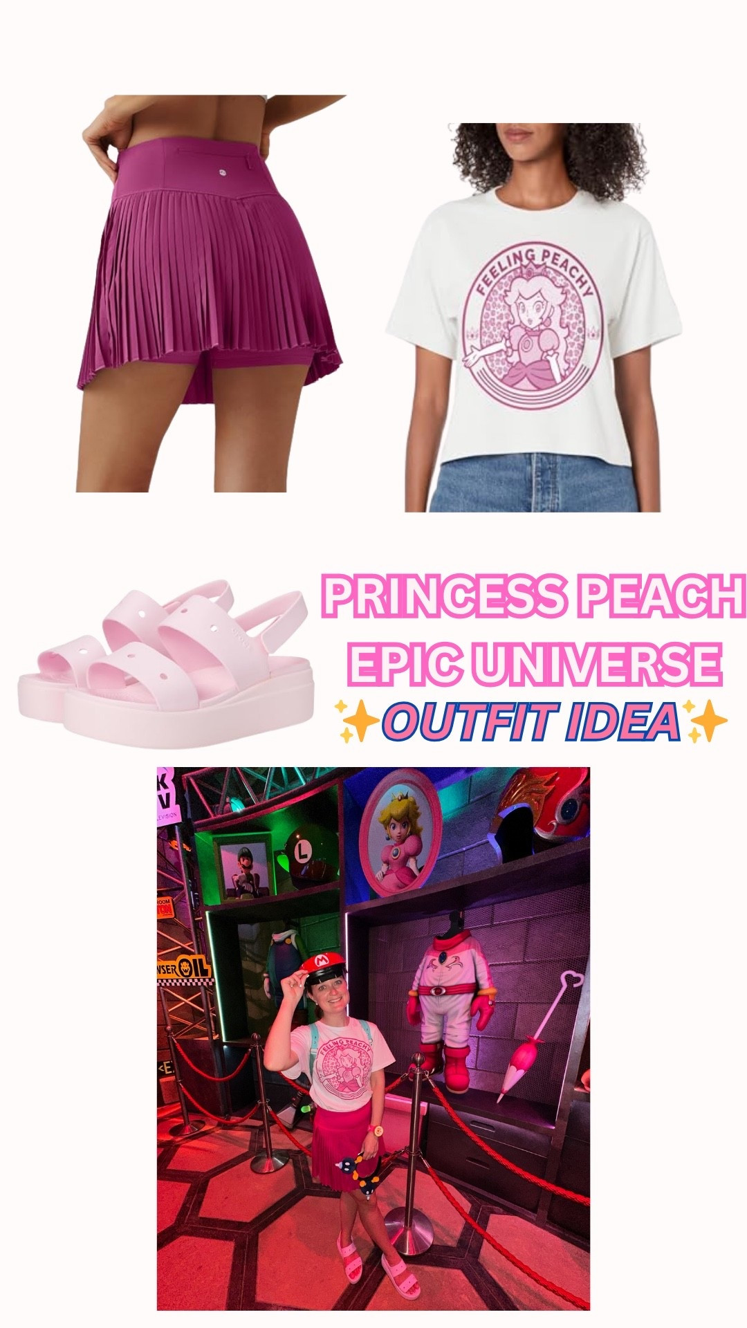 Easy Princess Peach Outfit Idea for Universal’s Epic Universe! This outfit was very comfortable to wear to the theme park!

#LTKStyleTip #LTKFindsUnder100 #LTKTravel