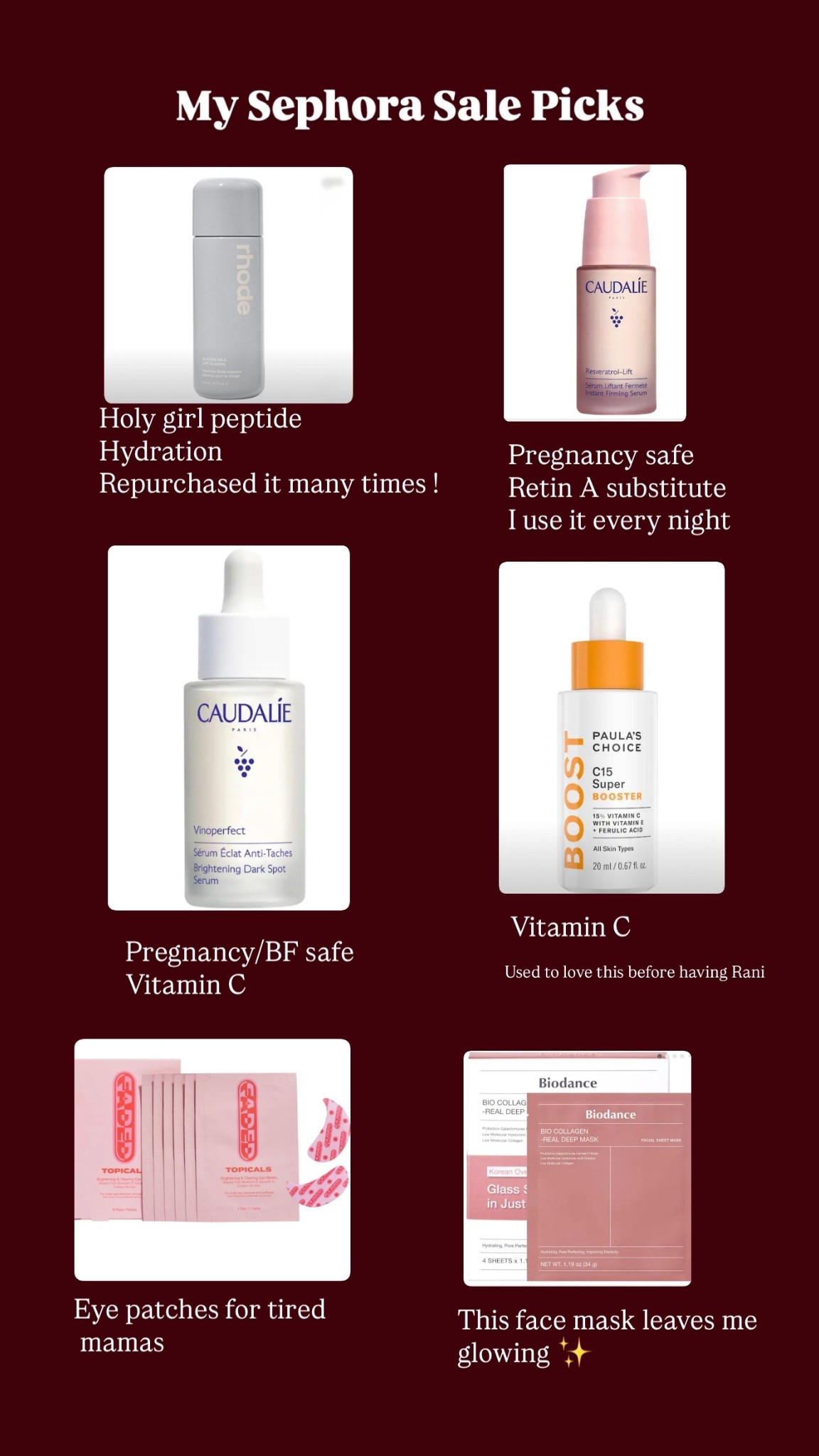 My pregnancy and breastfeeding friendly skin care favs mostly **

#LTKSaleAlert #LTKGiftGuide #LTKBeauty