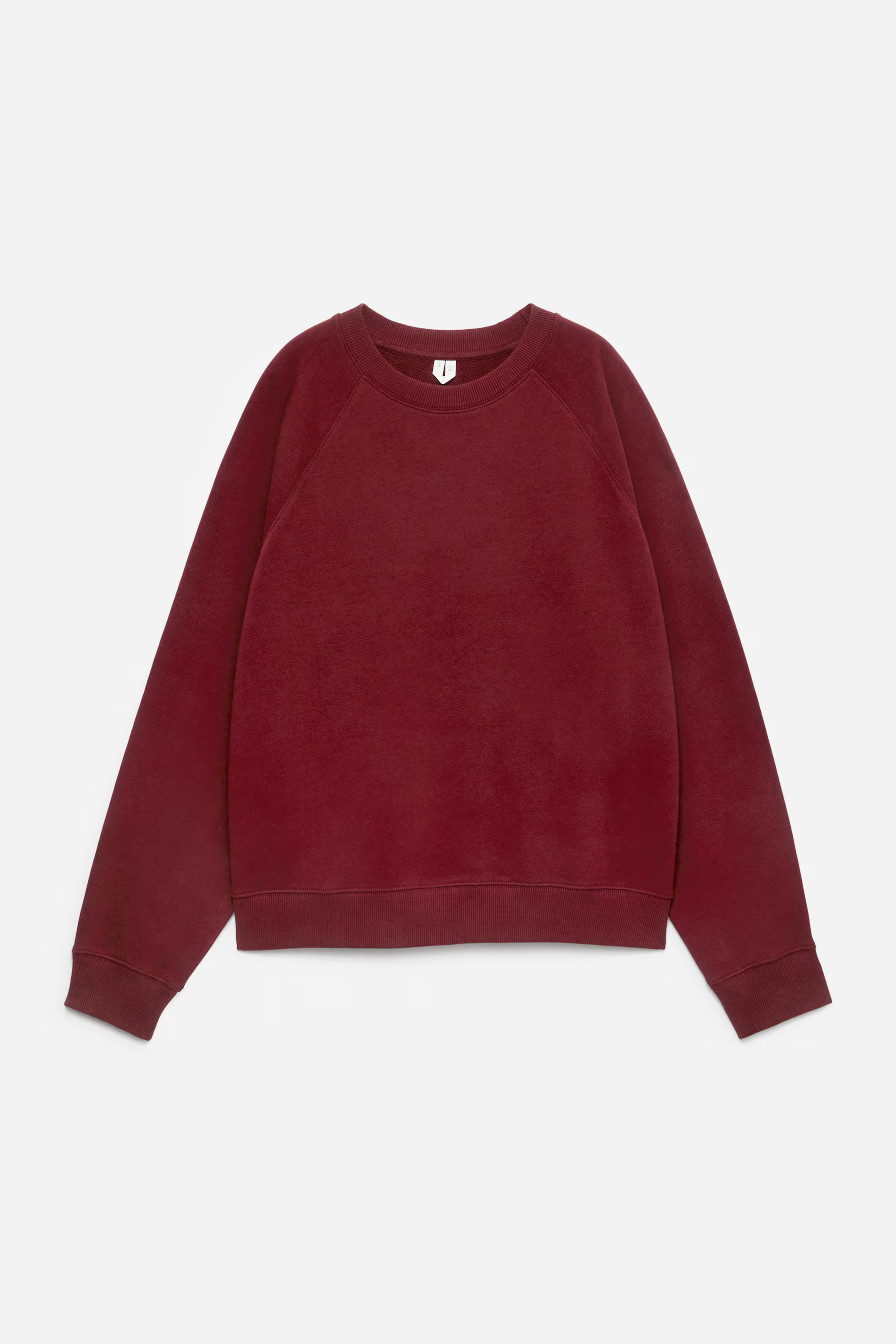 Sweatshirt van zachte badstof - Bordeauxrood - DAMES | H&M NL | H&M (DE, AT, CH, NL, FI)