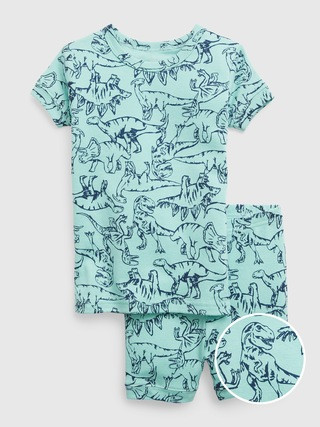 babyGap 100% Organic Cotton Dino PJ Shorts Set | Gap (US)