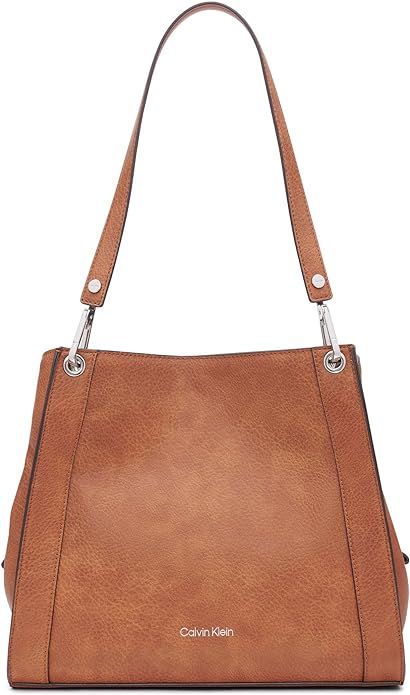 Calvin Klein Reyna Novelty Triple Compartment Shoulder Bag | Amazon (US)