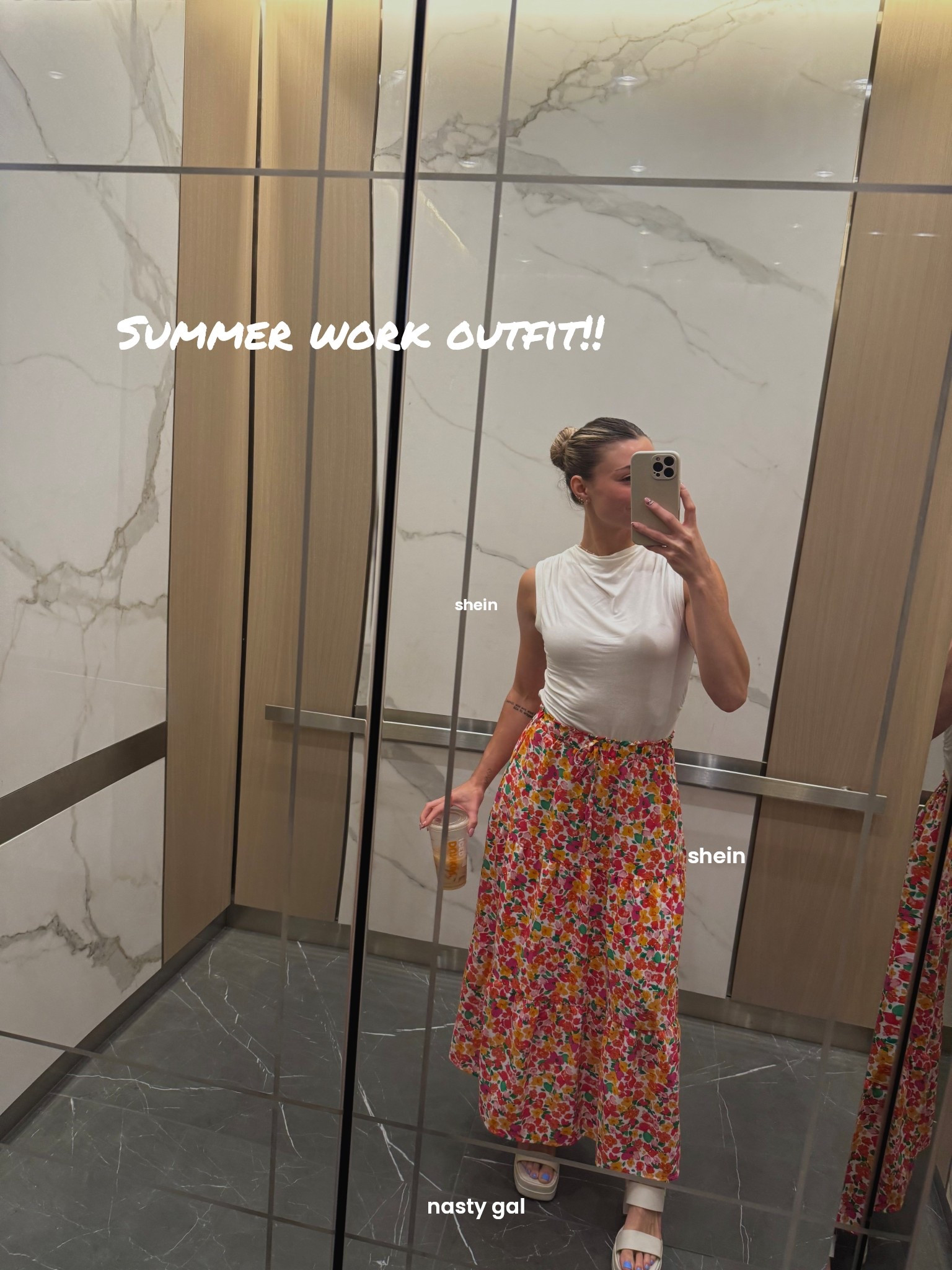 Always adding color to work!!
- top small
- skirt xs 