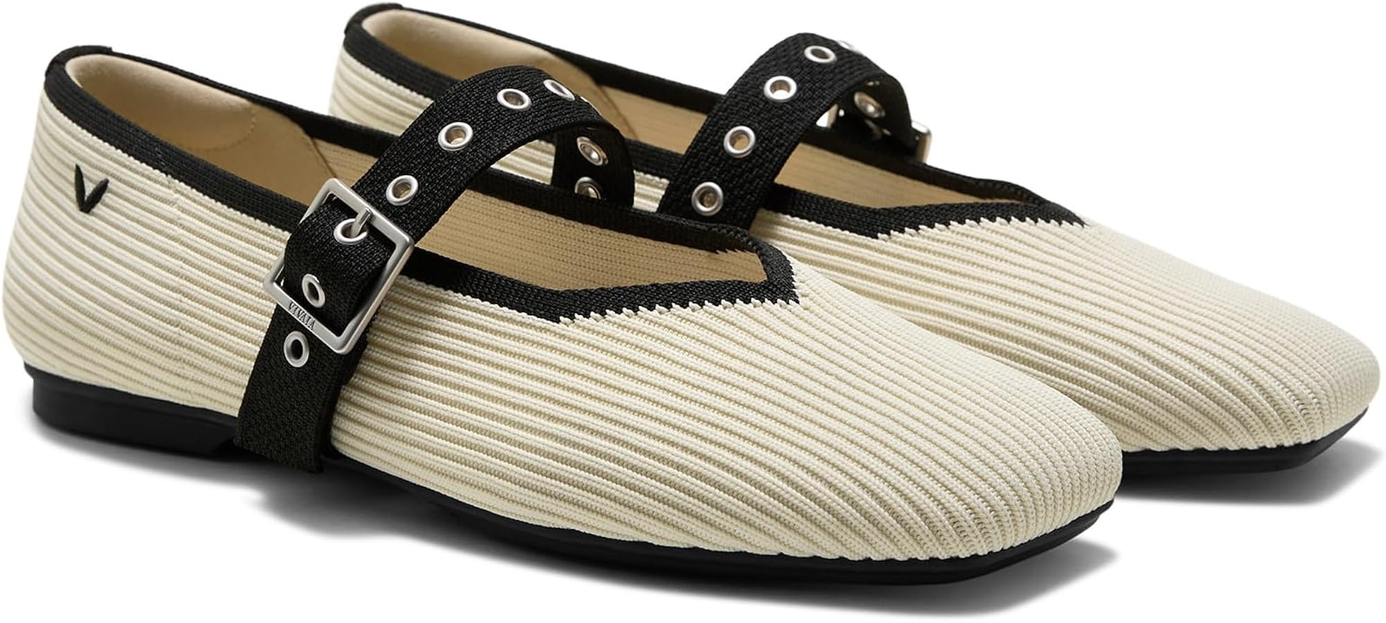 VIVAIA Myriel Margot 3.0 Mary Jane Flats for Women, Comfortable Square Toe Fashion Adjustable Met... | Amazon (US)