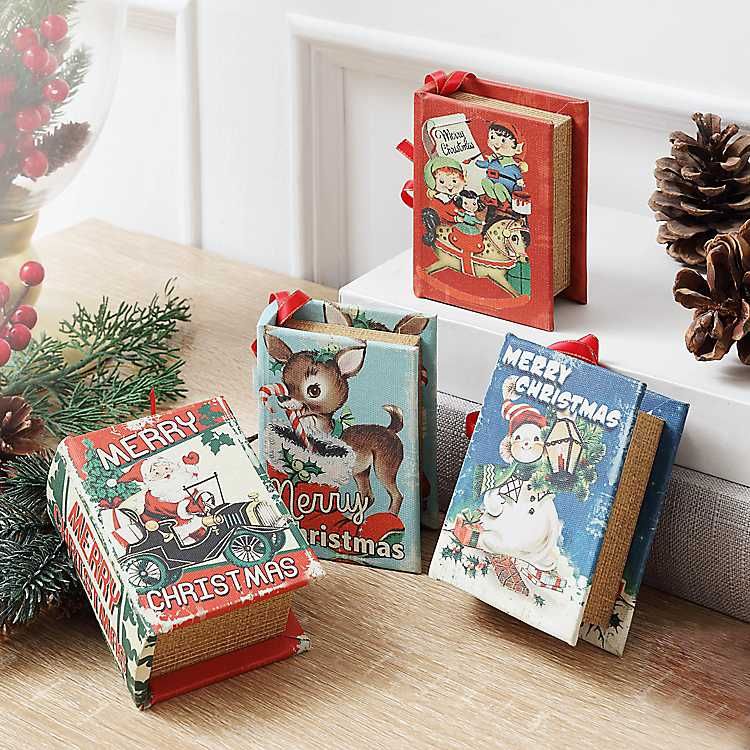 Musical Storybooks 4-pc. Christmas Ornament Set | Kirkland's Home