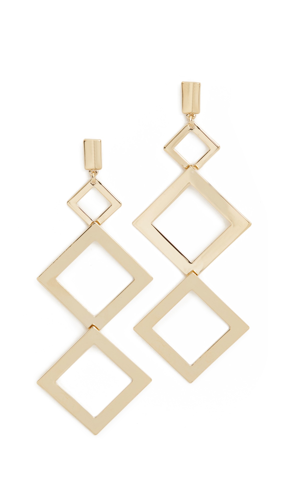 Adia Kibur Taylor Tier Earrings - Gold | Shopbop