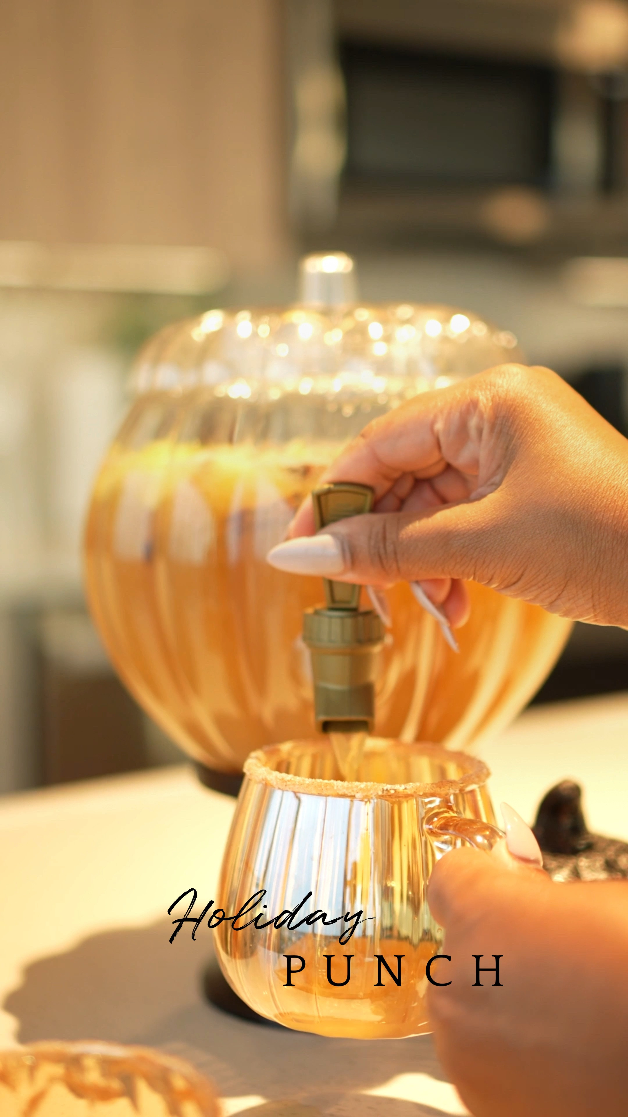 An easy holiday punch, especially for Thanksgiving, is combining apple slices, cinnamon sticks, Apple Cider, Orange Juice, and ground Cinnamon. When you’re ready to serve it top it off with Ginger Ale. 

#LTKSeasonal #LTKhome #LTKparties