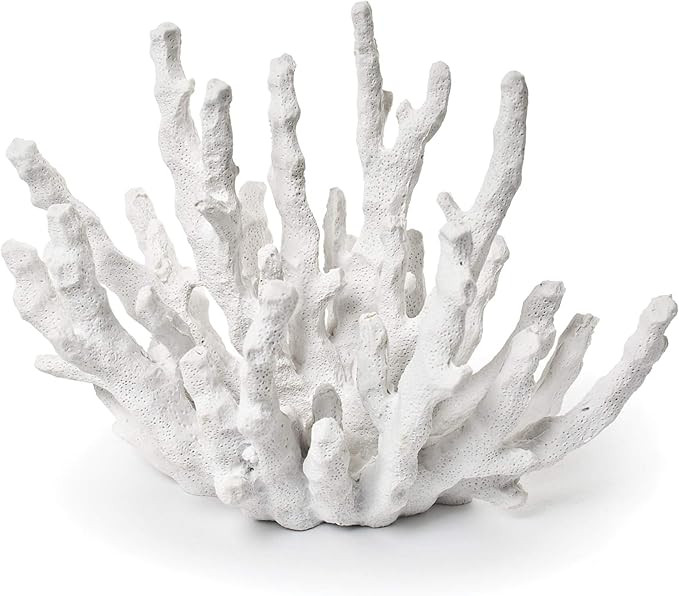 Abbott Collection 20-SEASHORE/45 Small White Finger Coral Decorative Resin Figurine | Amazon (US)