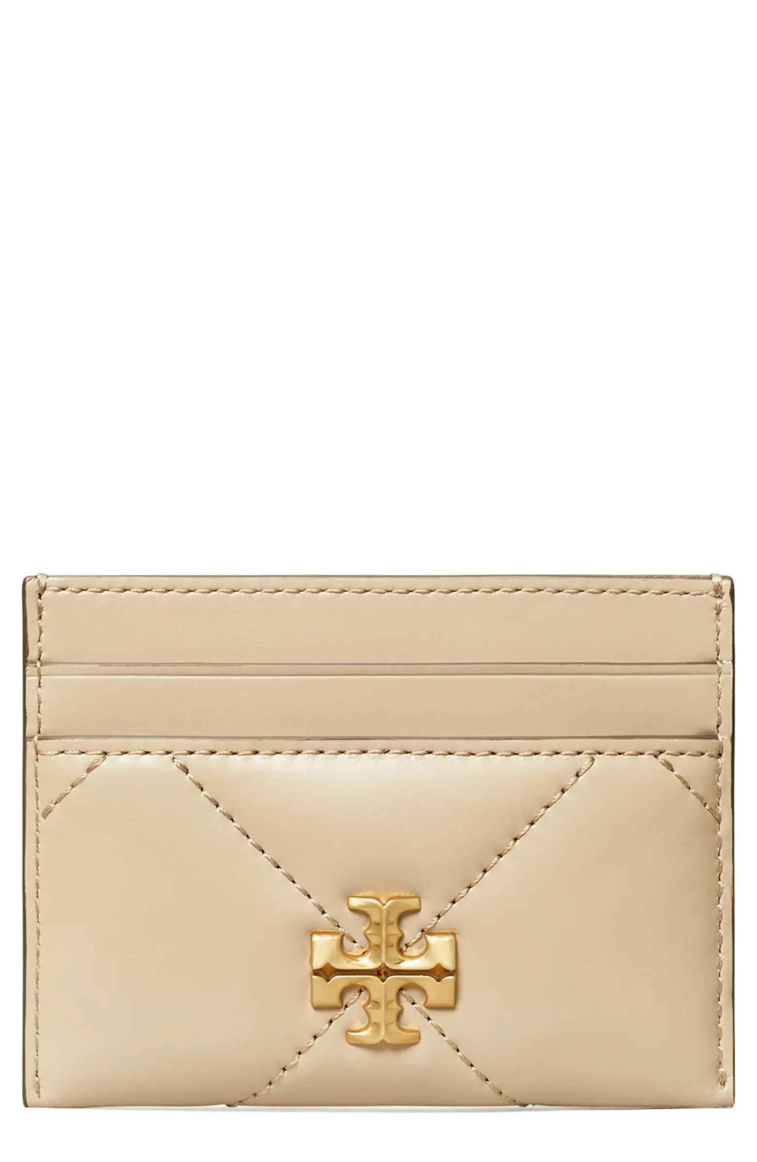 Kira Diamond Quilted Leather Card Case | Nordstrom