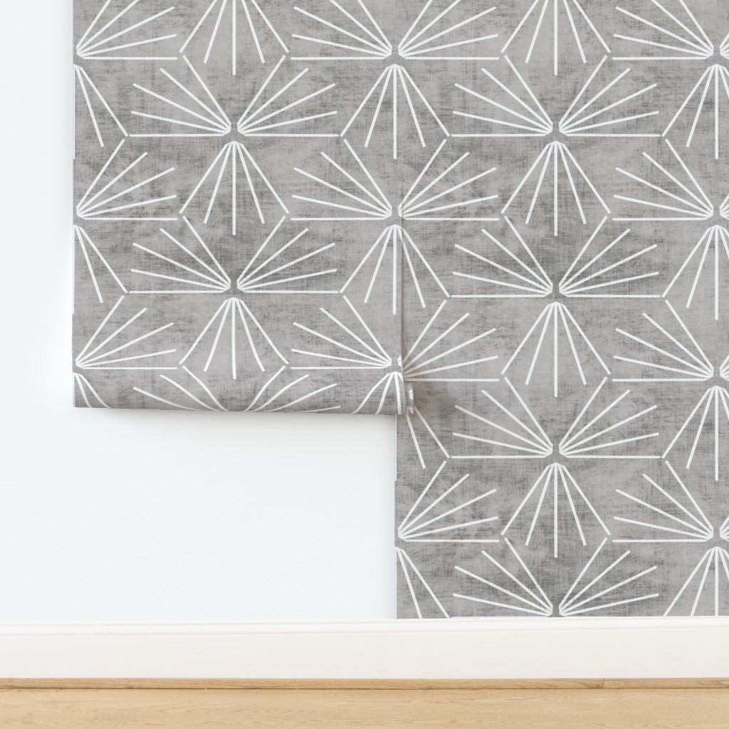 SUN TILE CEMENT LIGHT Wallpaper byholli_zollinger | Spoonflower