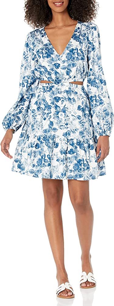 The Drop Women's Sita Short Cut-Out Cotton Sateen Dress | Amazon (US)