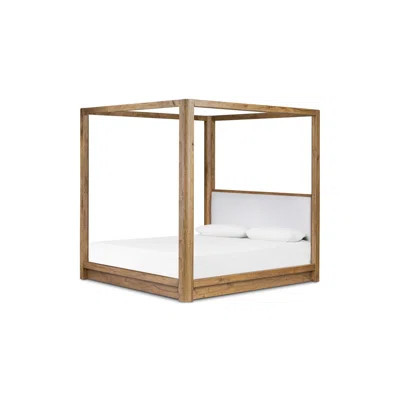 Frederick Canopy Bed-Antwerp Bone-Queen | Wayfair North America