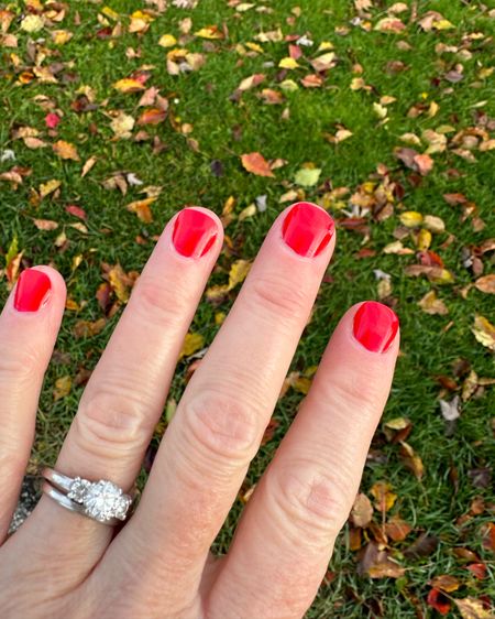 This might be my new favorite color red for the holidays this year. 

OPI nail polish, Christmas nails 

#LTKSeasonal #LTKbeauty #LTKHoliday