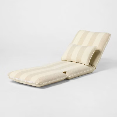 Teen Floor Lounge Chair Cream - Threshold™ designed with Studio McGee | Target