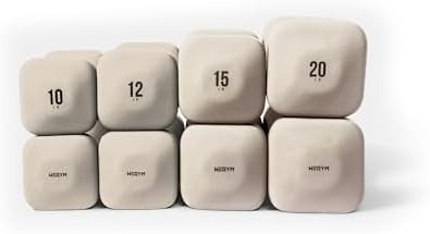 WeGym SafeGrip Dumbbells, Anti-Slip, Anti-Roll, Thick Handles, Free Weights, Square Dumbbells for... | Amazon (US)