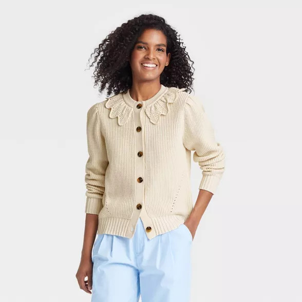 Women's Crochet Cardigan - Who What Wear™ | Target